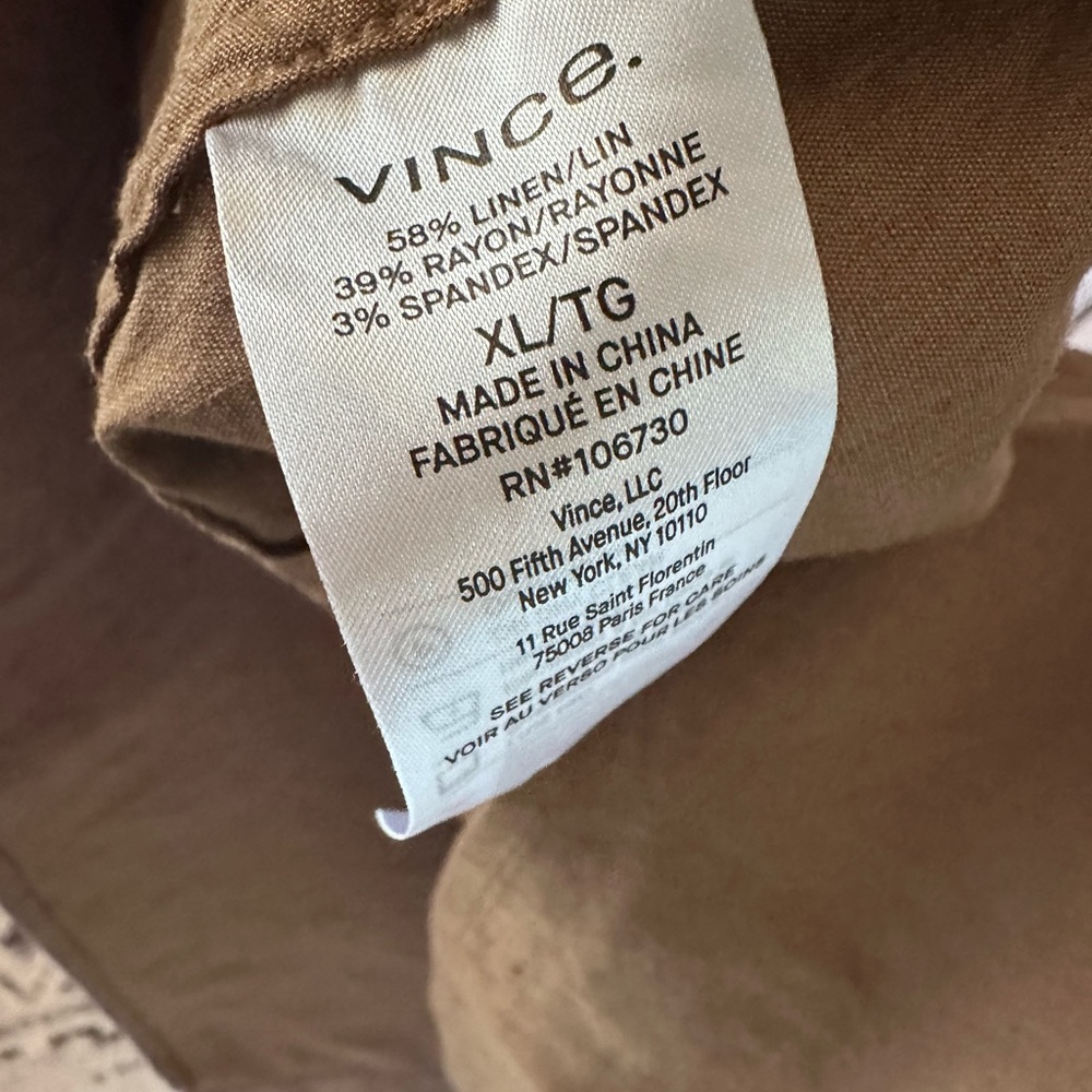 Vince linen blend dress XL - Picture 5 of 7